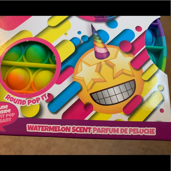 Round Rainbow Watermelon Scent Popit Pop It Fidget - Picture 8 of 15